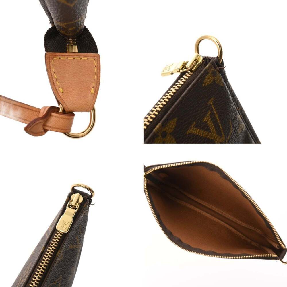 LOUIS VUITTON Brown Monogram Canvas Pochette Pouch - Picture 10 of 11